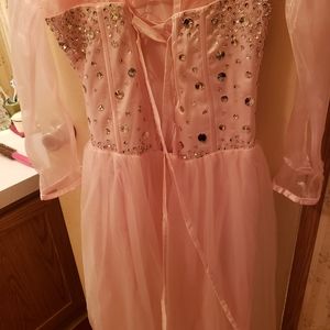 A dress could be used for wedding or prom